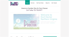 Desktop Screenshot of ductdoctornova.com